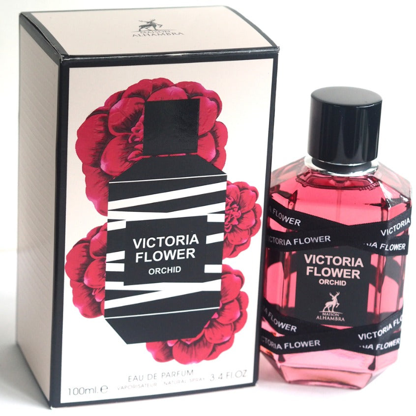 Victoria Flower Orchid Maison Alhambra (Ref. Olfativa FlowerBomb Orchid) 100 ml – Perfume Árabe