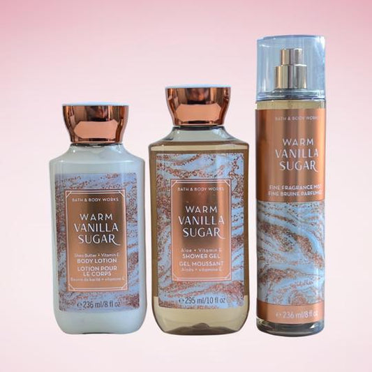 Kit Warm Vanilla Sugar Sabonete Liquido 295ml + Creme Corporal 236ml + Body Splash 236ml – PROMOÇÃO DIA DOS NAMORADOS