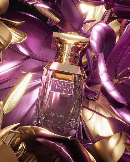 Violet Bouquet 80 ml Afnan Eau de Parfum (Ref. Olfativa Baccarat Rouge) – Perfume Árabe