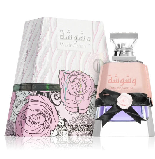 Washwasha Eau de Parfum 100 ml + desodorante corporal 50 ml Lattafa Perfumes Feminino – Perfume Árabe