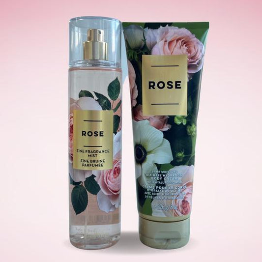 Kit ROSE Creme Corporal 236 ml + Body Splash 236 ml Bath &amp; Body Works – PROMOÇÃO DIA DOS NAMORADOS
