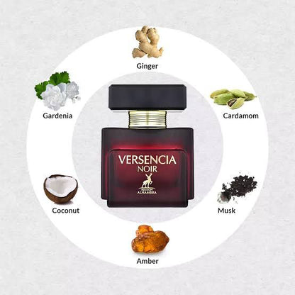 Versencia Noir Eau de Parfum Alhambra (Ref. Olfativa Crystal Noir) 100 ml – Perfume Árabe