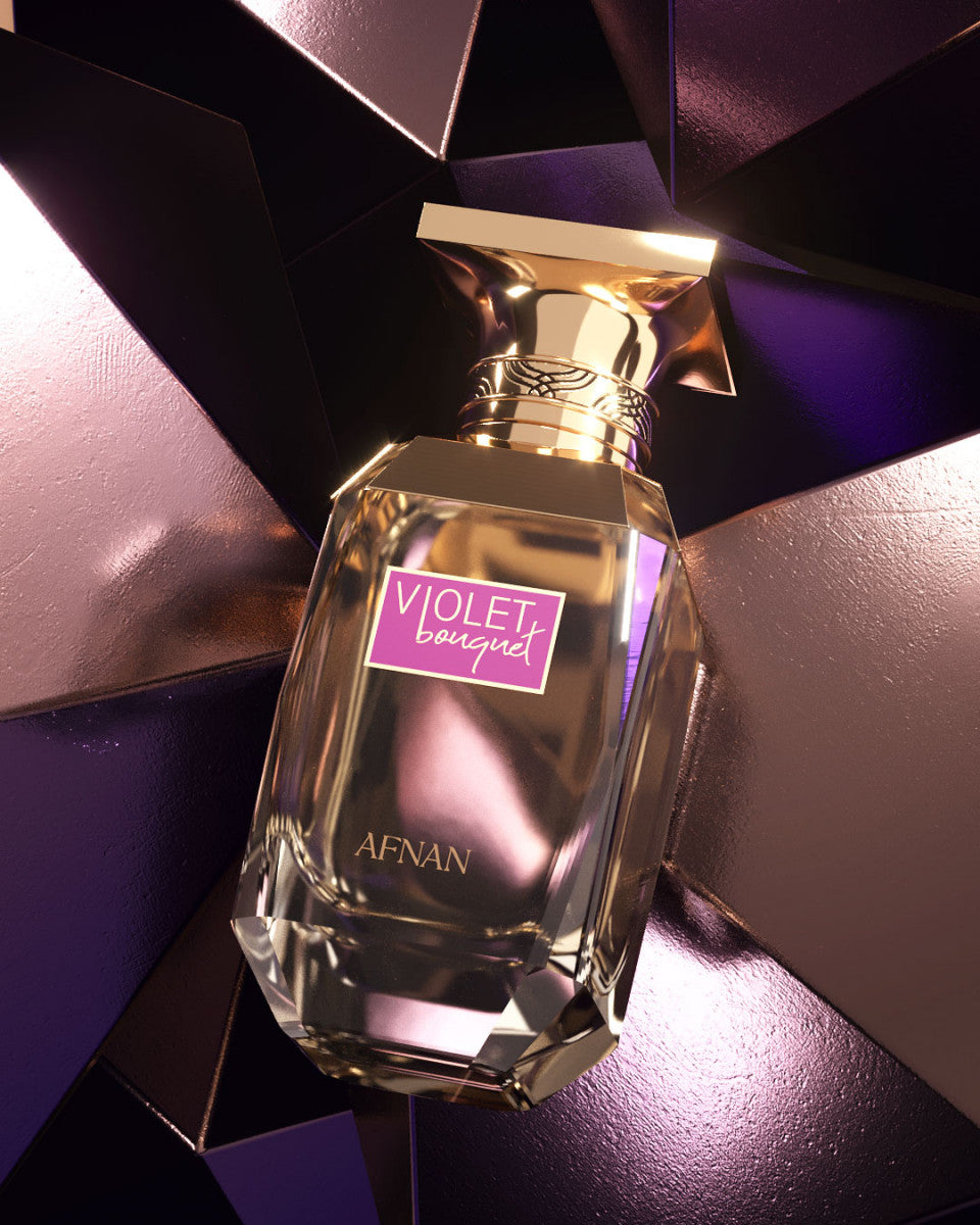Violet Bouquet 80 ml Afnan Eau de Parfum (Ref. Olfativa Baccarat Rouge) – Perfume Árabe